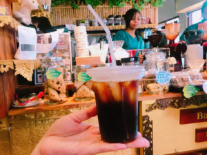 10000Rp（約78円）のブラックコーヒー