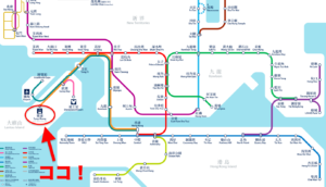 香港MTRの路線図
