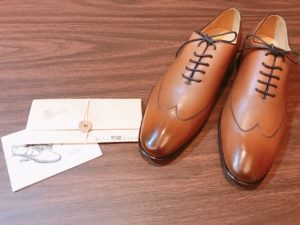 台湾製oringoの革靴